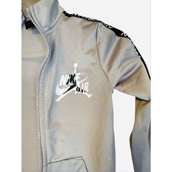 Nike Air Jordan Youth Track Jacket Full Zip Sz. M Gray Basketball - Picture 3 of 7